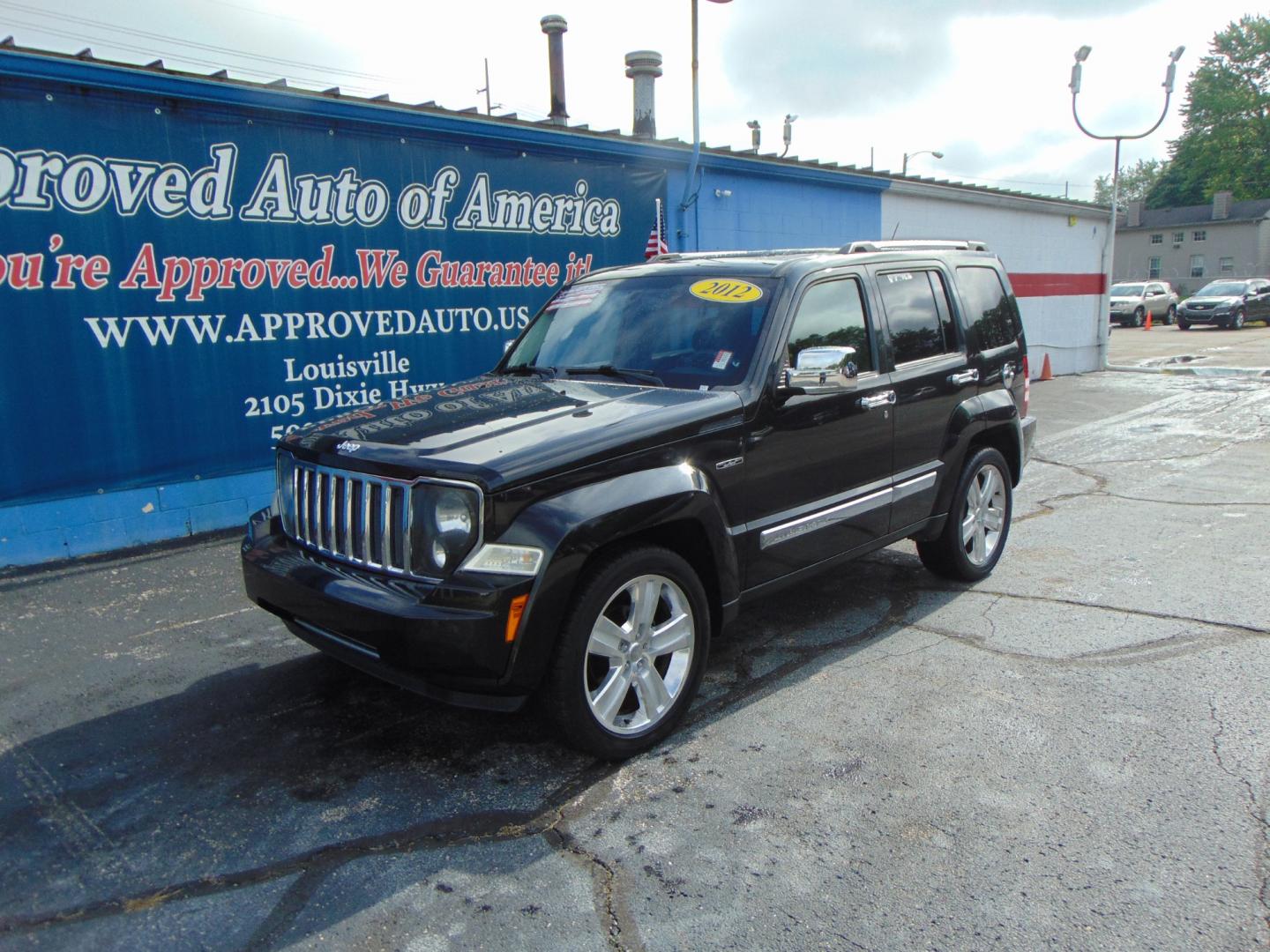2012 Black Jeep Liberty (1C4PJMFK2CW) , located at 2105 Dixie Hwy, Louisville, KY, 40210, (502) 772-3333, 38.220932, -85.795441 - Photo#1